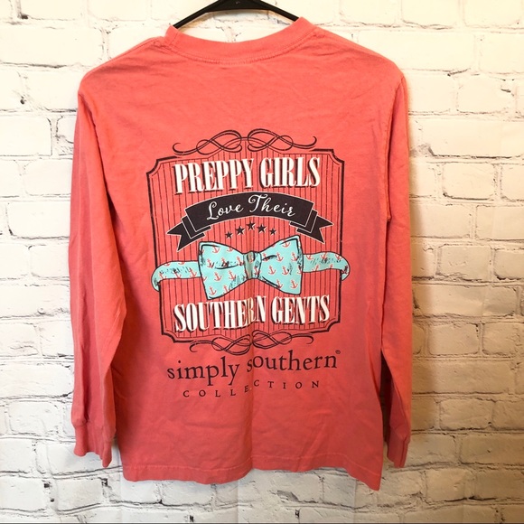 Simply Southern Tops - Simply Southern bow tie long sleeved t-shirt